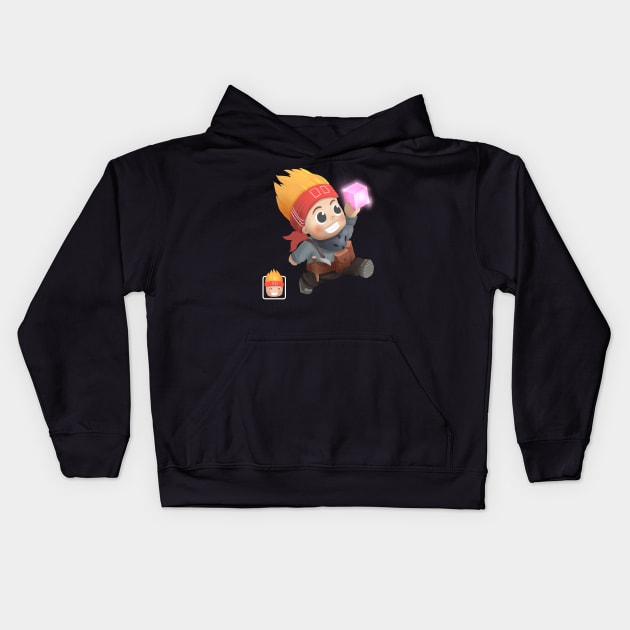 Adventure of Fred Kids Hoodie by YAM